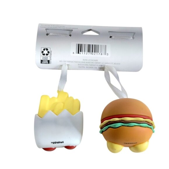 Hallmark Better Together Burger and Fries Magnetic Christmas Tree Ornament - Picture 5 of 5